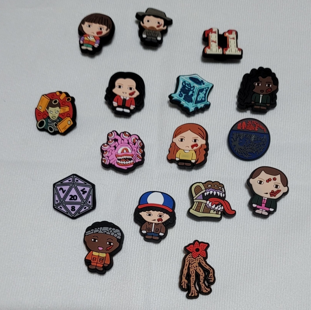 Stranger Things Croc Charms